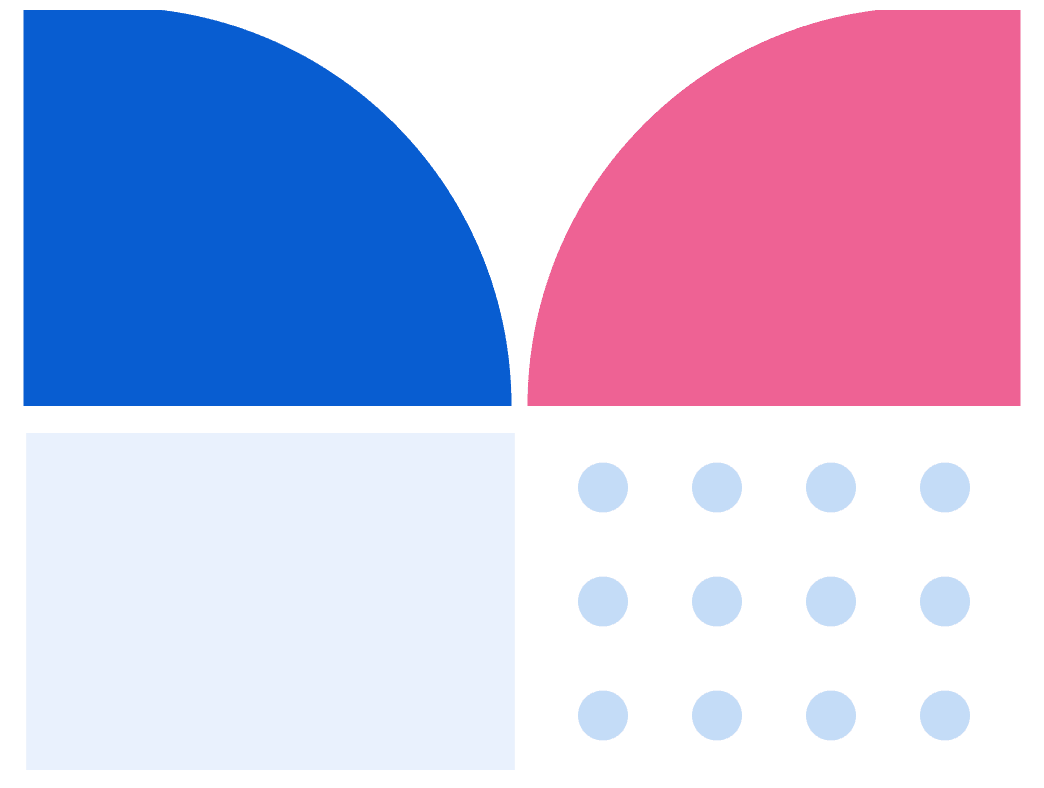 Blue and pink abstract artwork